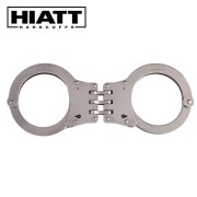 HIATT Triple Hinged Nickel Handcuffs