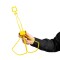 56196 ASP Tri-Fold Yellow Handcufs Restraints x10 Χειροπέδες Πλαστικές μιας χρήσης 10τμ