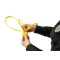 56196 ASP Tri-Fold Yellow Handcufs Restraints x10 Χειροπέδες Πλαστικές μιας χρήσης 10τμ