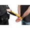 56196 ASP Tri-Fold Yellow Handcufs Restraints x10 Χειροπέδες Πλαστικές μιας χρήσης 10τμ